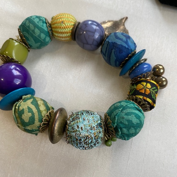 Vintage large bead bracelet - Picture 4 of 4